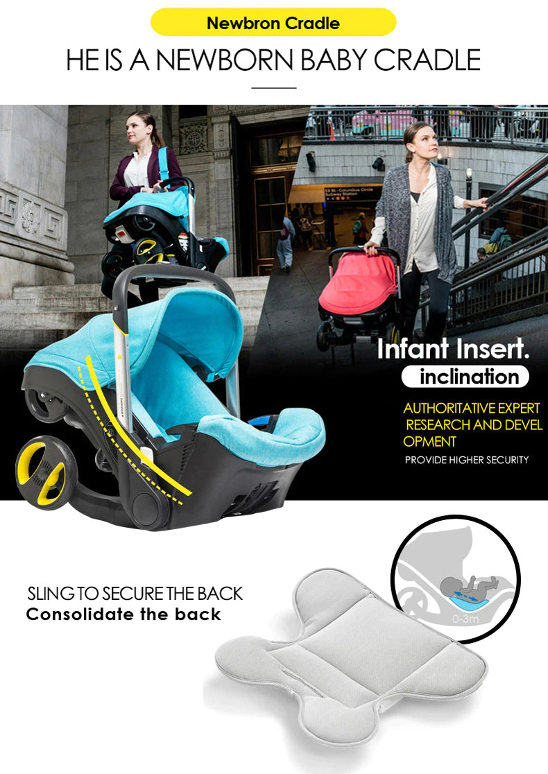 3-in-1 Baby Stroller Car Seat Travel System