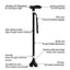 Retractable Walking Stick with LED