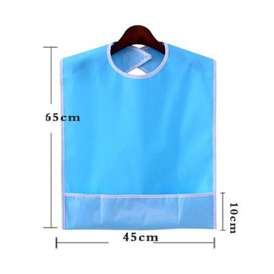 Reusable Adult Bib with Pockets